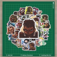 HOT 50 PCS CHIBI APEX LEGENDS Stickers Fashion Cars Decal Cool Card Album Custom Vinyl Waterproof - 