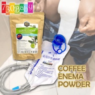 730Baby BCC 250g Enema Coffee with Disposable Enema Bag 100% Organic Coffee Powder HALAL Kopi