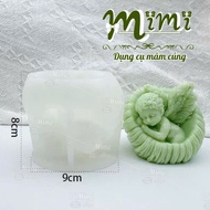 4D winged angel silicon filled with jelly to decorate beautiful jelly