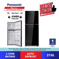 Panasonic 2-Door Top Freezer Fridge (210L) NR-BB211PKMY , Refrigerator / Peti Sejuk 2 Pintu