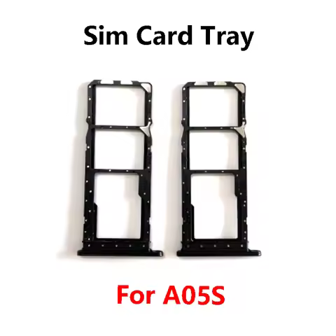 For Samsung Galaxy A05s Sim Card Slot Tray Holder Sim Card Reader Socket Replacement Parts