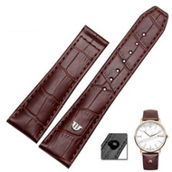 618【Hot seller】 TOP Genuine Leather watchband For MAURICE LACROIX watches strap black brown 20mm 22m