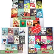 Agatha Christie Classic English Novels 37 Books Large format and words Paperback