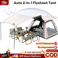 【WTHB】Automatic Camping Tent With Canopy 4-8 Person Auto Khemah Foldable Waterproof Outdoor Tent Pic