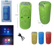 kts1096/YD-802 (microphone) Portable Bluetooth Speaker Mini Salon LED Disco Bass Support TF,USB Flash,Aux and DC in