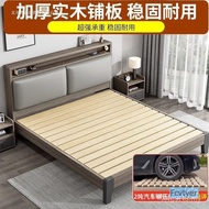 1.2m Single Household Small Apartment 1.5m Double Bed Bed Frame B & B Rental Room Wooden Bed B & B C