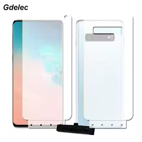 2PCS Front+Back soft Hydrogel Film For Samsung Galaxy S10 5G S10Plus S10E S9 S8 plus Note 9 8 A8 A7 