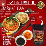 [ORI] Halal Bakmie Tjai Yamin PEDAS + CILOK Nikmat Spesial | Pedes Nampol Makanan Instan Bakmi Yamie