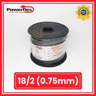POWERFLEX FLAT CORD 150 METERS #16 #18 WHITE & BLACK / 100% PURE COPPER  PRIMETOP BUILDERS