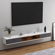 wall mounted tv console wall mount cabinet stylish and simple hanging tv cabinet background wall set top box storage rack minimal glass door wall hanging tv cabinet