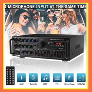 🔥Ready Stock🔥Home amplifier 5.1 Stereo Amplifier 5000W bluetooth Surround Sound USB SD AMP FM DVD Ho