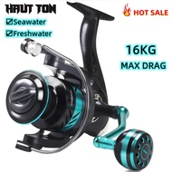 2022 New All Metal Fishing Reel 800 1000-7000 9000 10000 12000 Spinning Wheel Bait High Speed Long Shot Sea Rod Wheel Raft Fishing Wheel