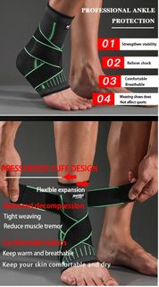 JINGBA SUPPORT 1 件防護足球護踝籃球護踝  gfyckp JINGBA SUPPORT 1 PCS Protective Football Ankle Support Basketba