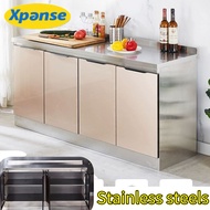 FURNITURE LIFE Xpanse stainless steel kitchen cabinet kabinet dapur almari storage cabinet Kitchen Z kabinet dapur gas kitchen island