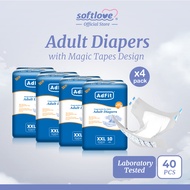 Adfit | Adult diaper | TAPE | 4 packs combo