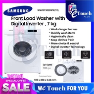 Samsung 7KG Front Load Washer with Digital Inverter / Washing Machine / Mesin Basuh / [ WW70T3020WW/FQ ]