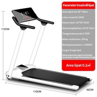 PROMO BESAR BESARAN Treadmill Elektrik Tredmill Listrik 2.0 Mesin Lari Olahraga Gym Fitness Cardio -