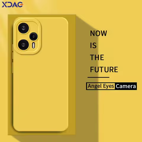 Square Liquid Silicone Angel Eyes Cover for Redmi Note 12 12R 12T Pro Plus Turbo 4G 5G Soft Waterpro