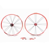 Litepro KFUN 20 Inch Sealed Bearings Folding Bike Wheelset 406 V Brake Rim 11 Speed Bicycle Wheels