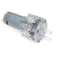 Taiwan Shipment 395 Water Pump 24V 96L/H 24V Motor Large Flow Transparent Head Mini Self-Priming Fis