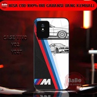 CASE VIVO Y02 / Y02T SOFTCASE VIVO Y02 CASING VIVO Y02T PREMIUM GLASS GLOSSY CARBON MOTIF