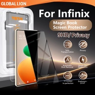 Privacy/HD Tempered Glass Screen Protector For Infinix Smart9 Hot50i NOTE50PRO+ Auto-Instal HD