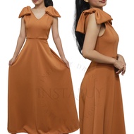 INSTABUYPH Rayvie Dress Balloon Cut Bridesmaid Dress Wedding Dress Ninang Dress Formal Dress