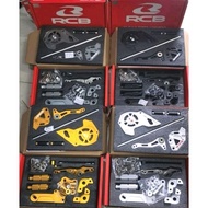 RCB S2 V2 Single Footrest Set for Y15ZR Y16ZR RS150 RSX R15 R25 MT15 Silver / Black / Gold / Titaniu