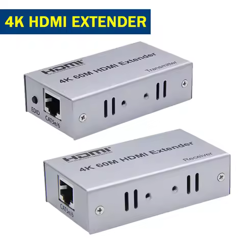 4K 30Hz HDMI Extender 60M 100M 120M HDMI Ethernet Extender over Cat5e/6 Cable HDMI Rj45 Video Extend