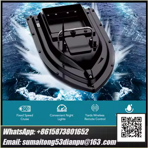 Fishing Lure Boat Wireless Remote Control Fishing Bait Boat 4.4lb Bearing Capacity Fishing Feeder De