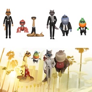 6pcs The Bad Guys Mr. Wolf Mr. Snake Action Figure Model Toys