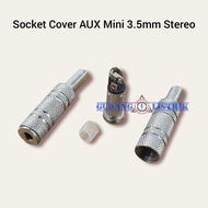 Socket Cover Mini Srereo AUX Female 3.5mm Iron 3 Pin