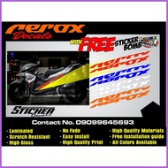 ◙ ∆ ◊☜ Aerox Side Sticker  fairings  2 sides