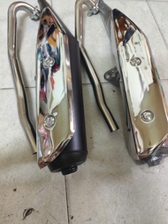 Pô gắn xe Future 125 Future Led Wave RS100 Wave Alpha 110 2017-25 tiếng ấm - pô xe máy