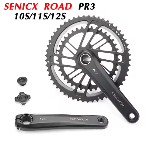 SENICX Road Bike 2x10 /11/12 Speed Crank Chainring WHEEL 50-34T 53-39T 36-52T 30-46T Double Chainrin