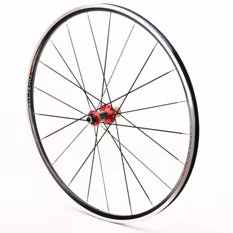 700C aluminum alloy road bicycle wheelset made of ultra-light aluminum alloy, with carbon HUB wheel 