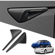 YHCDSEA for 2025 2024 Tesla Model 3/Y HW4.0 Side Camera Protection Cover Decoration Accessories fit 