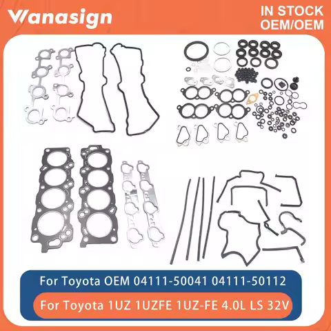 Engine Full Gasket Set Fit 4.0 L For Toyota Majesta Crown Lexus GS400 LS400 Lincoln 1UZ 1UZFE 1UZ-FE