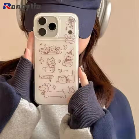 Dog Cat Phone Case For Infinix Note 50 50S 40 30 7 Lite Smart 10 9 8 7 6 Pro Plus HD Zero 40 GT 30 P
