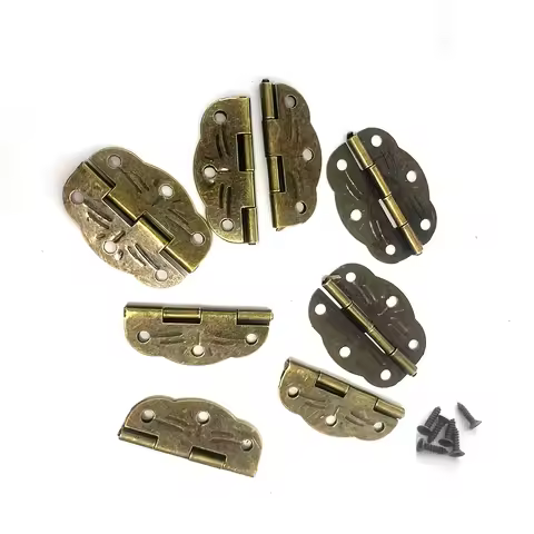8Sets 30mm x22mm Door Butt Hinges Alloy rotated from 0 degrees to 280 degrees Antique Bronze Tool Pa