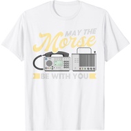 New Limited May Morse Be With You Ham Radio Vintage Amateur Radio T-Shirt