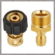 [M G L O] High Pressure Washer Adapter Set Quick Connect Kits Tool to Wand M22 to 1/4 Quick Connect