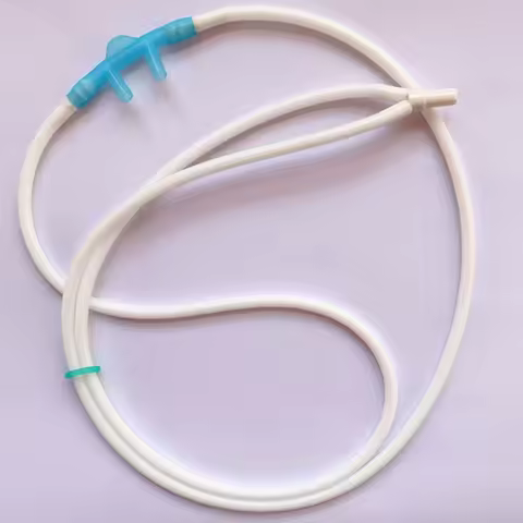 Resuable Medical Hydrogen Oxygen Tube Oxygen Nasal Cannula Tube O2 H2 Breathing Silicone Nasal Sucti