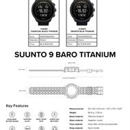 SUUNTO 9 / SUUNTO9 - Baro Titanium Original