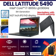 BUY NOW Dell Latitude 5490 , 5480, 5470 , 5450 , E5440  CORE I7 8th GENERATION 32GB 512GB M.2