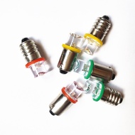 Button Indicator LED Mount Bulb 3V6.3V12V18V24V28V30V Screw Small Bulb DC LED