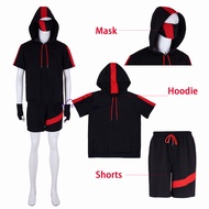 `Battle Royale Ikonik Costume Kids Men Anime Game Cosplay Hoodie Sweatshirt Zipper Jacket Sports Sui