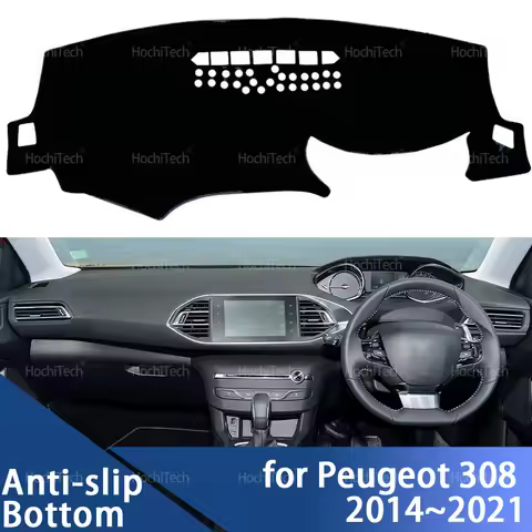 For Peugeot 308 II T9 308SW 308GTI 2014~2021 Car Dashboard Cover Avoid Light Pad Instrument Platform