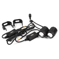 UNIVERSAL VRX MOTORCYCLE SPOTLIGHT MINI SET - BLACK /2 IN 1 SET FOR MOTOR LIGHT SPOTLIGHT VRX XMAX N