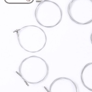 Qiao Gu 360 ° Rotatable Needle Rope ChiaoGoo Connection Rope Silver Rope Ready Stock J